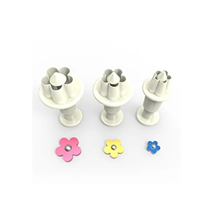 Mini Enjektörlü Kurabiye Kalıpları - Çiçek