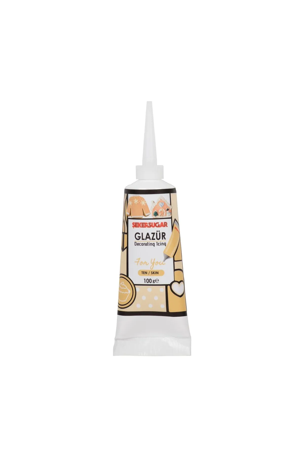 Şeker&Sugar Glazürler 100 Gr - Ten