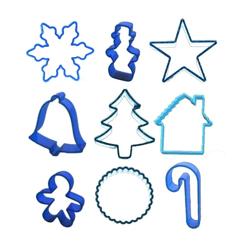 9'Lu Yılbaşı Polikarbon Kurabiye Seti