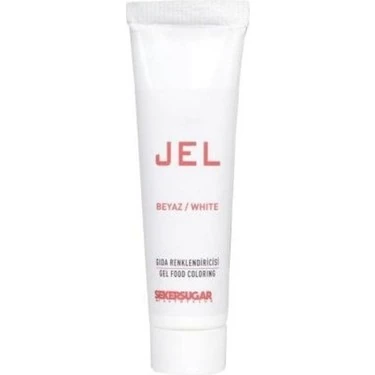 Şeker&Sugar Jel Gıda Boyası 100 Gr - Beyaz