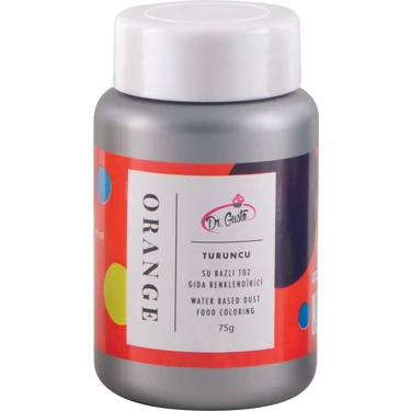 Dr Gusto Su Bazlı Toz Boya 75 Gr - Turuncu