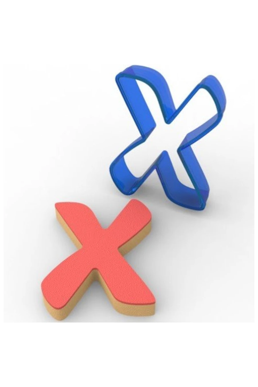 Polikarbon Kurabiye Kalıbı Harfler - X