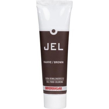 Seker & Sugar Jel Gıda Boyası 100 Gr - Kahverengi