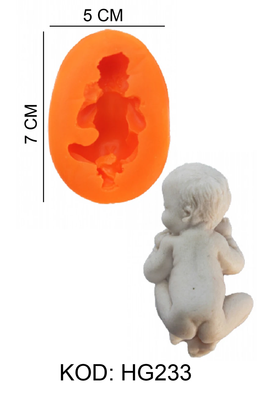 Bebek Temalı Gıda Silikon Kalıbı