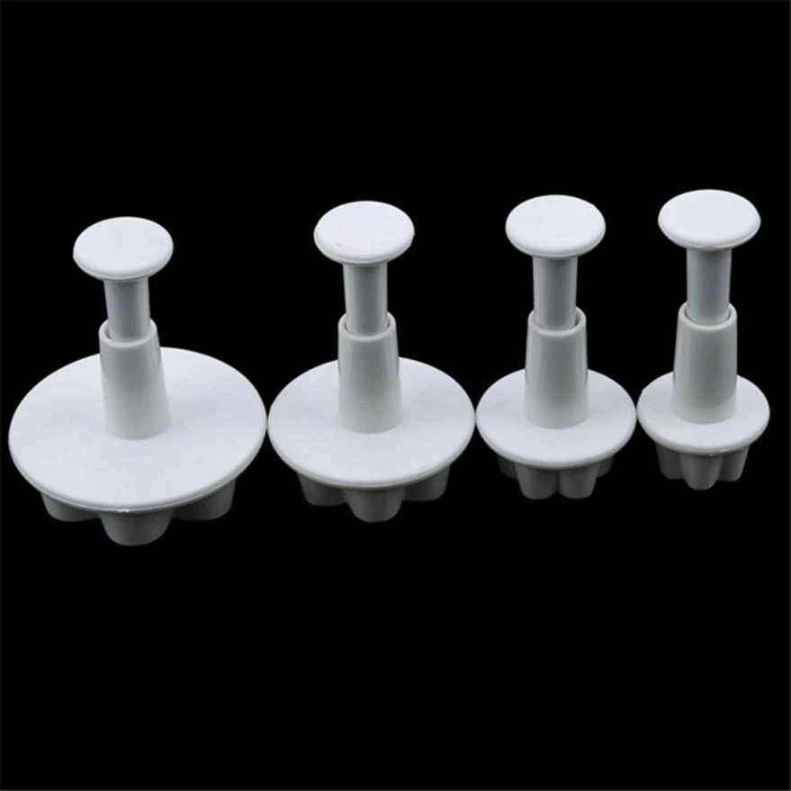 4'Lü Tomurcuk Basmalı Kurabiye Kalıbı