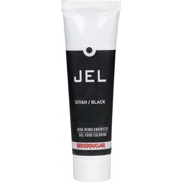 Seker & Sugar Jel Gıda Boyası 100 Gr - Siyah