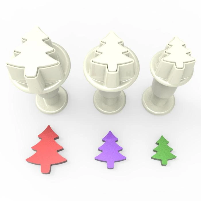 Mini Enjektörlü Kurabiye Kalıpları - Çam