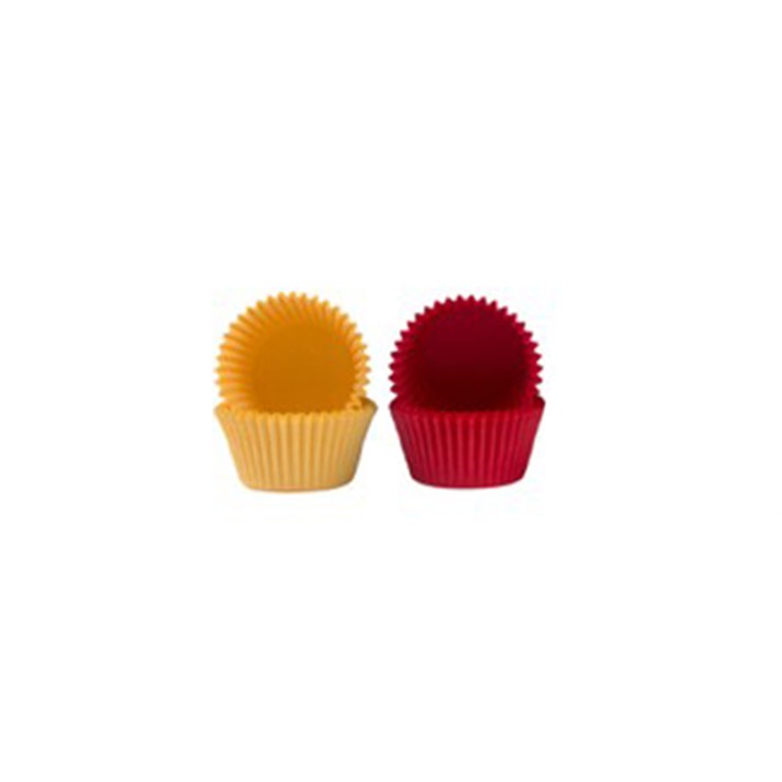 Muffin Cupcake Sarı-Kırmızı Kapsül No:4