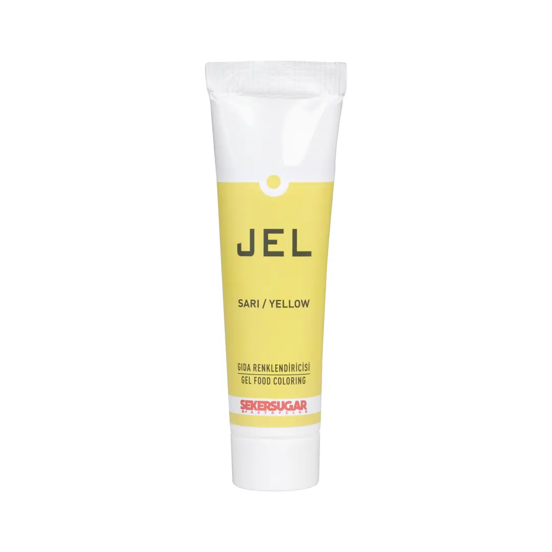 Şeker&Sugar Jel Gıda Boyası 100 Gr - Sarı