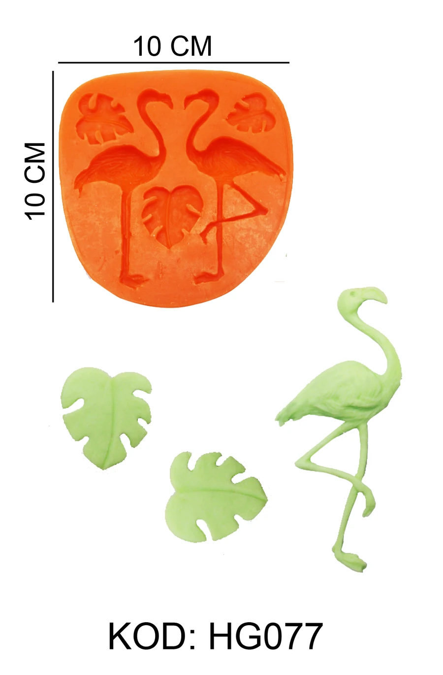 Flamingo Figürlü Gıda Silikon Kalıbı