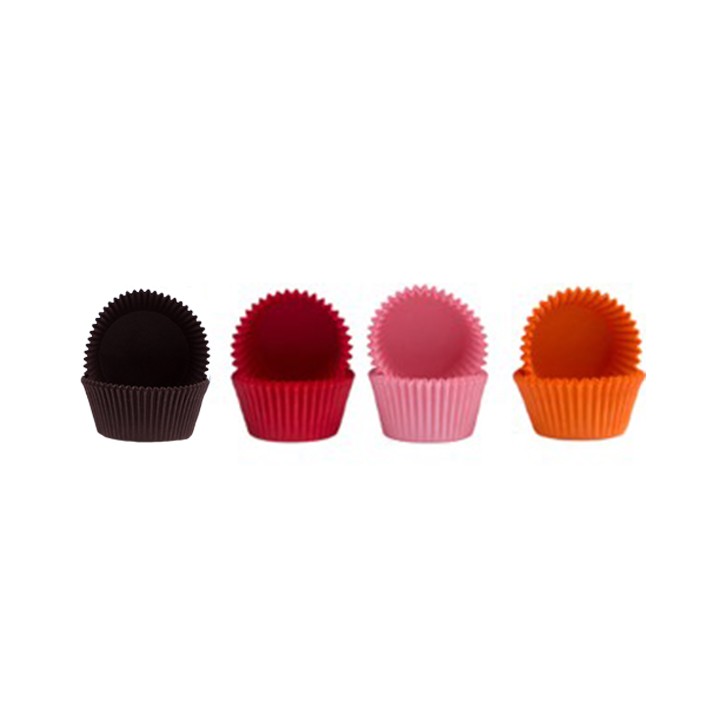 Muffin Cupcake Kahve-Turuncu-Pembe-Kırmızı Kapsül No:0