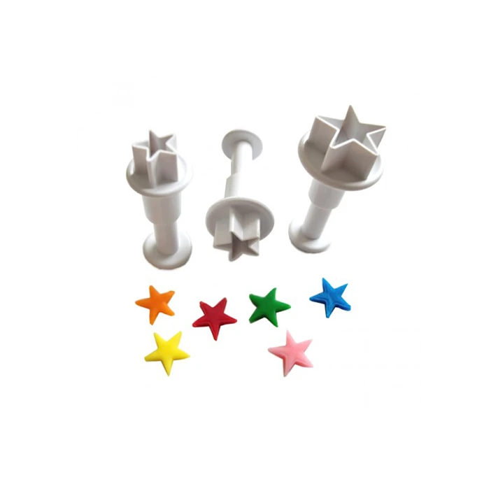 Mini Enjektörlü Kurabiye Kalıpları - Yıldız