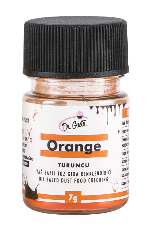 Dr Gusto Yağ Bazlı Toz Boya 7 Gr - Turuncu