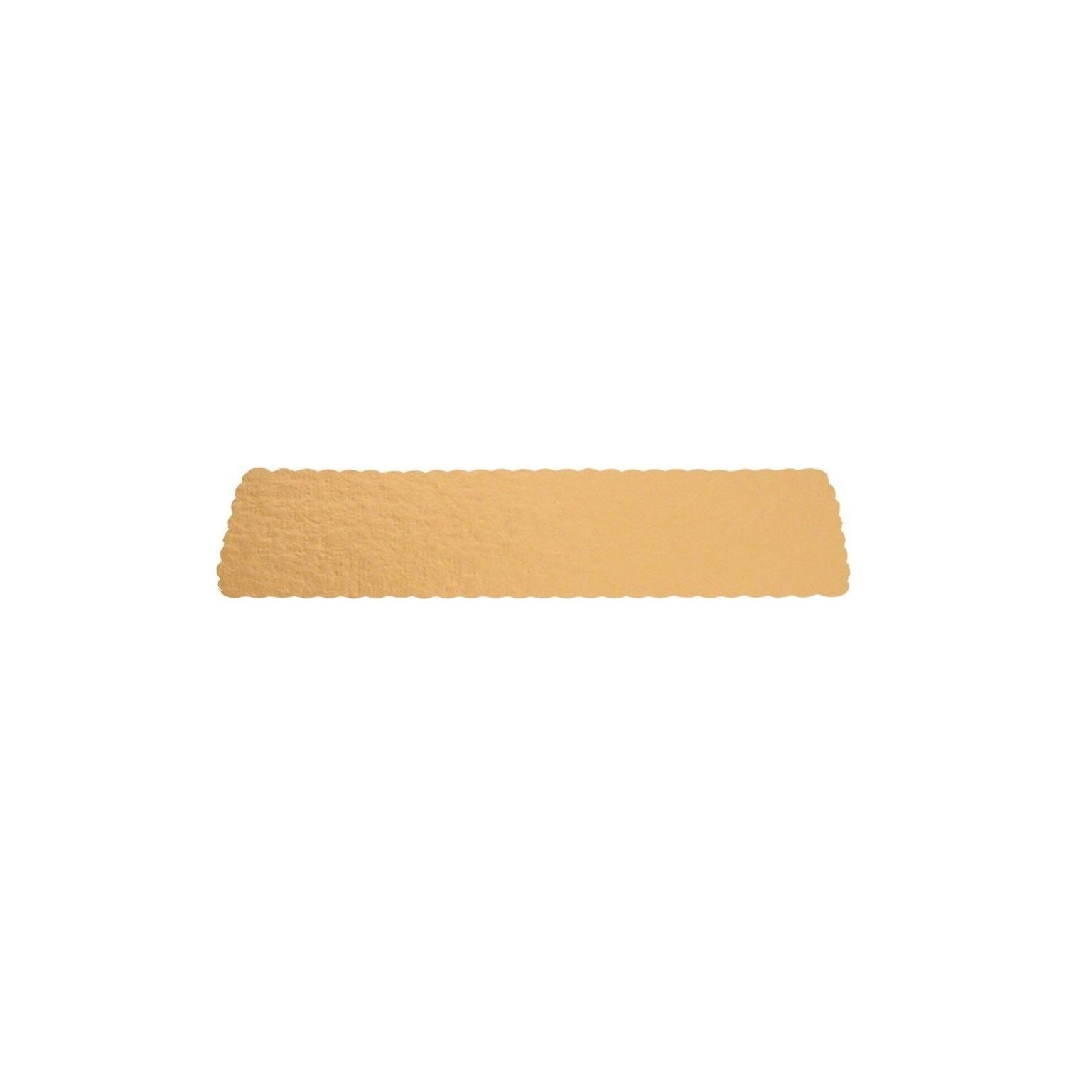 Dikdörtgen Pasta Altlığı Gold 15X5,5 Cm