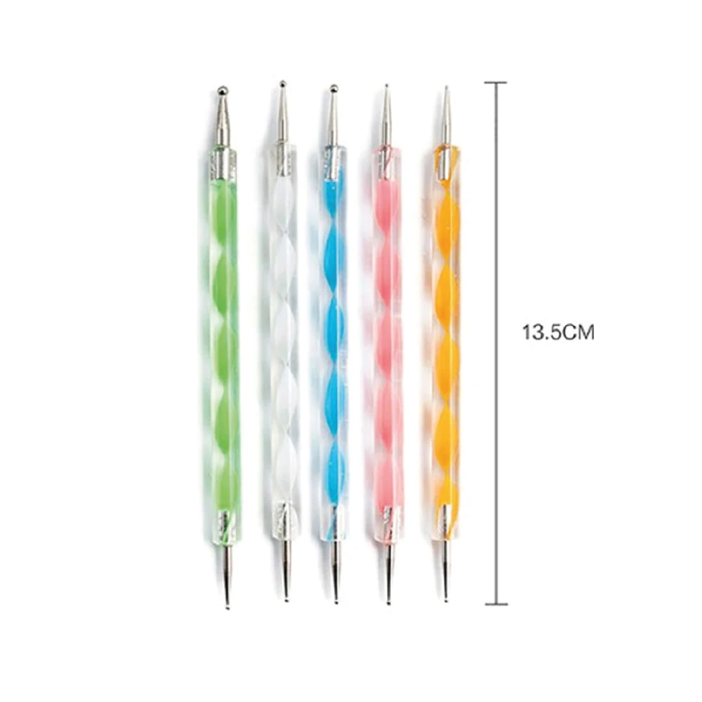 5'li İnce Metal Top Marzipan