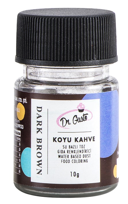 Dr Gusto Su Bazlı Toz Boya 10 Gr - Kahverengi