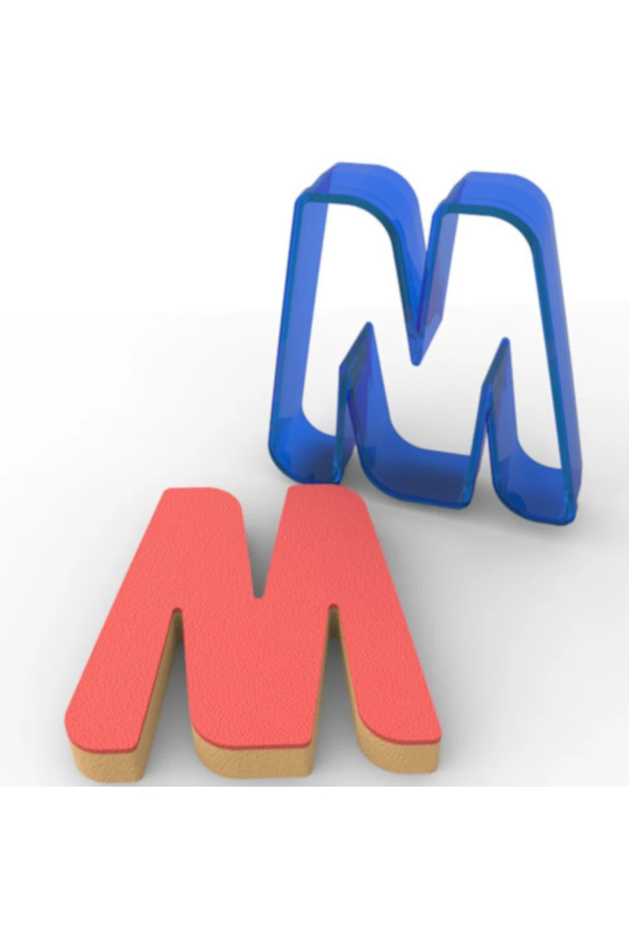 Polikarbon Kurabiye Kalıbı Harfler - M