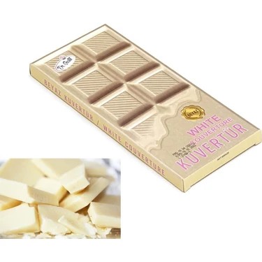 Dr Gusto Eritme Çikolata Kuvertür 200gr - Beyaz