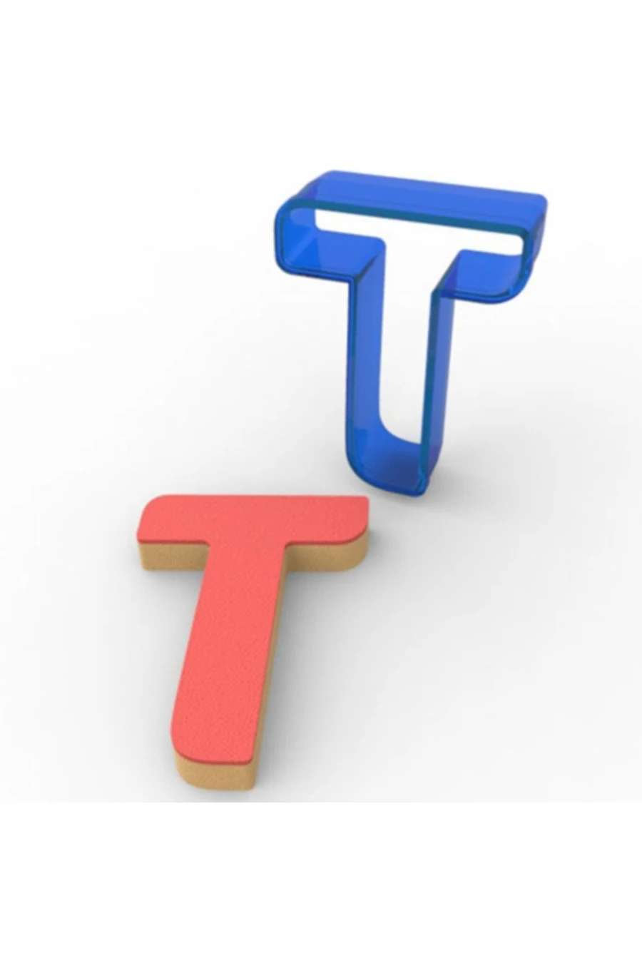 Polikarbon Kurabiye Kalıbı Harfler - T