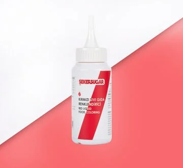 Şeker&Sugar Yenilebilir Sıvı Gıda Boyaları - Kırmızı