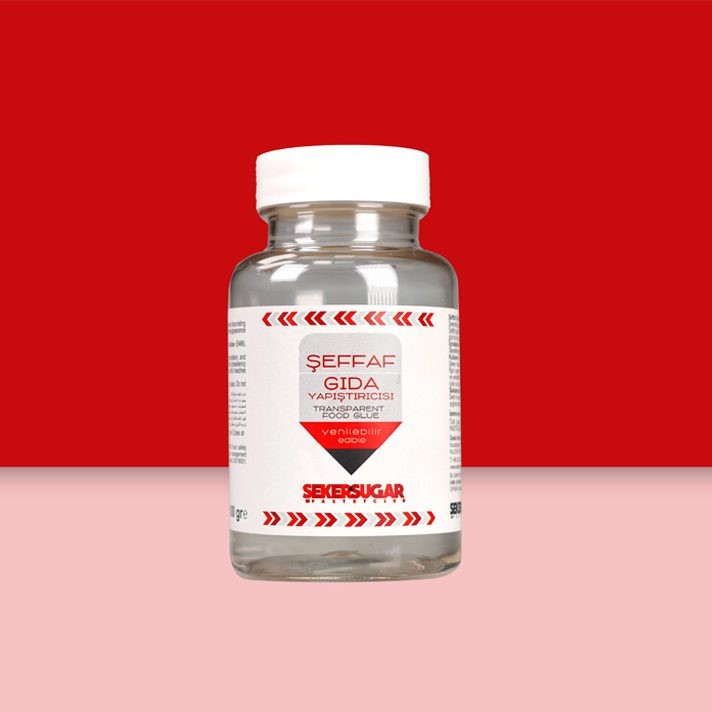 Seker & Sugar Şeffaf Gıda Yapıştırıcısı