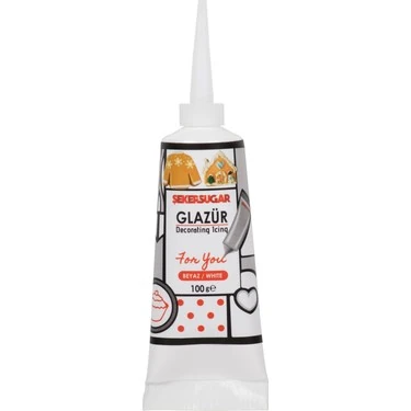 Şeker&Sugar Glazürler 100 Gr - Beyaz
