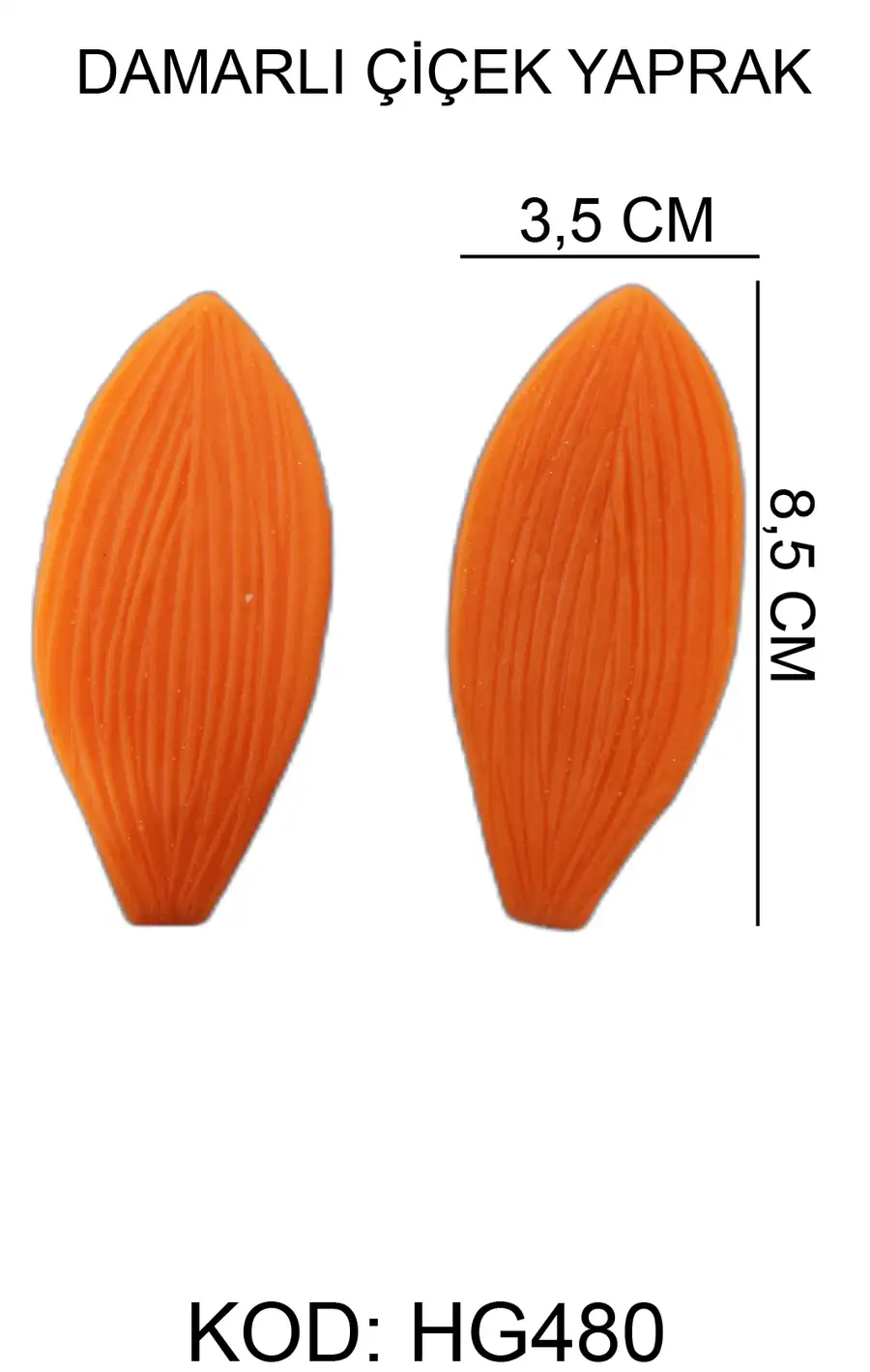 Yaprak Figürlü Gıda Silikon Kalıbı - HG480