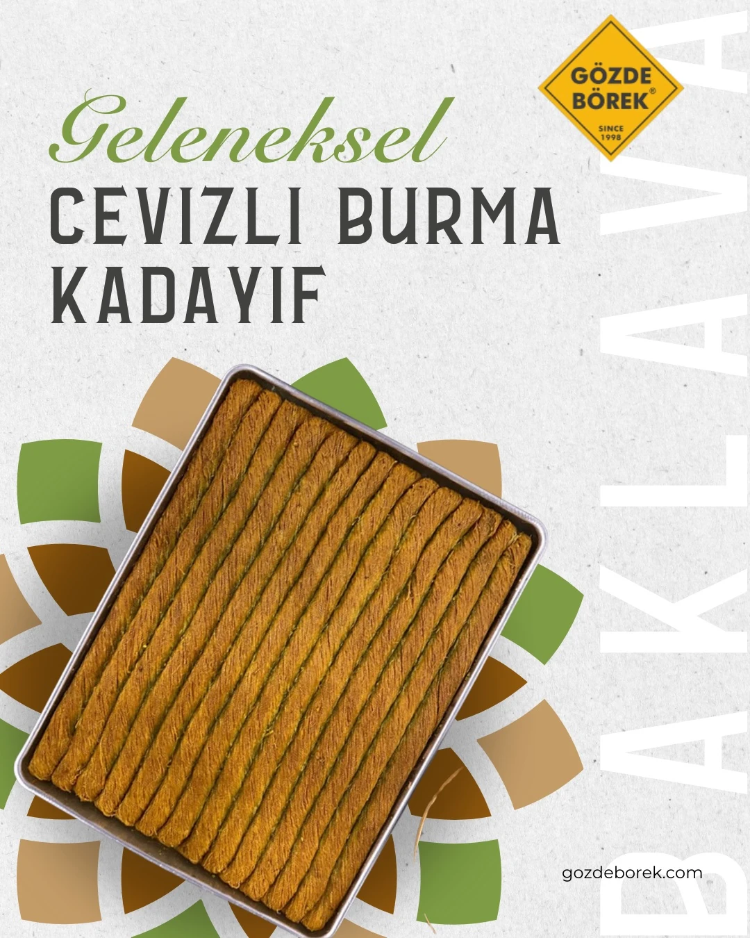 Cevizli Burma Kadayıf (3,80 Kg)
