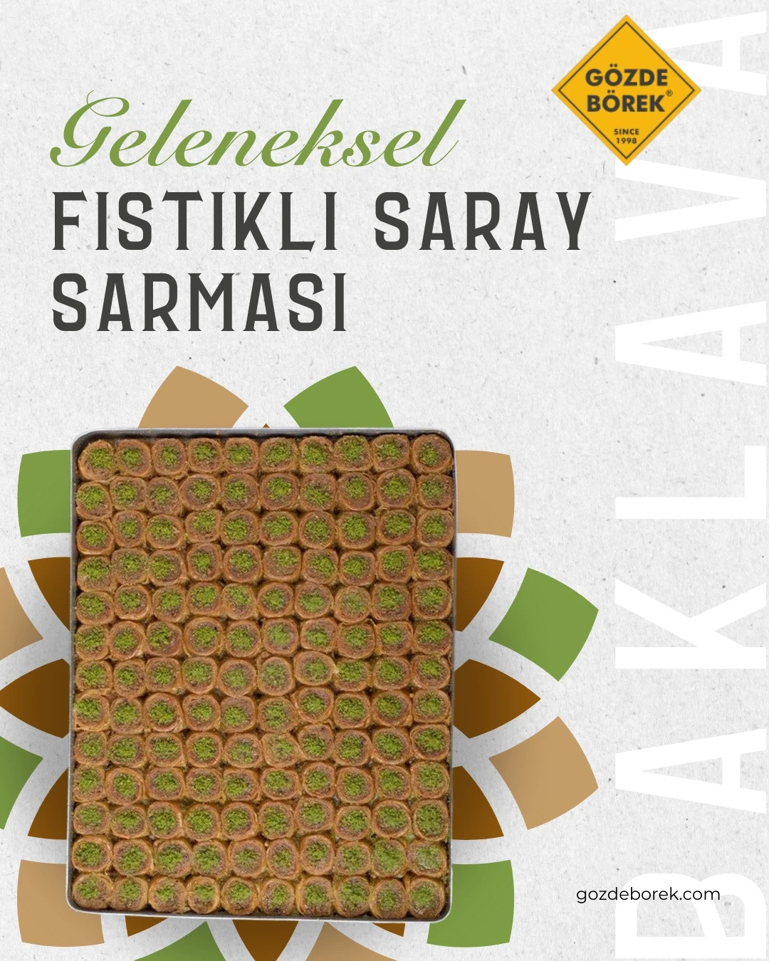 Fıstıklı Saray Sarması (3,80 Kg)
