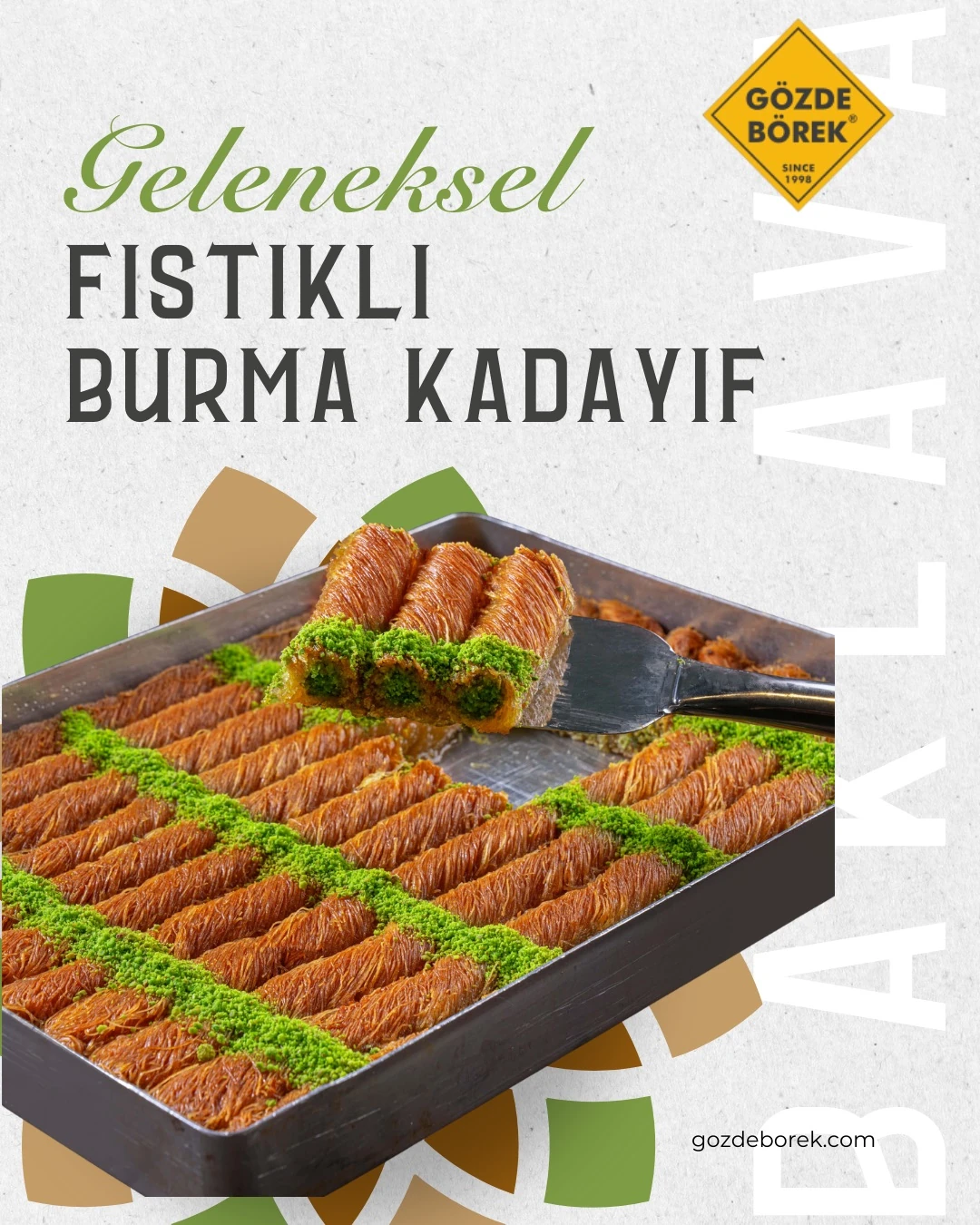 Fıstıklı Burma Kadayıf (3,80 Kg)