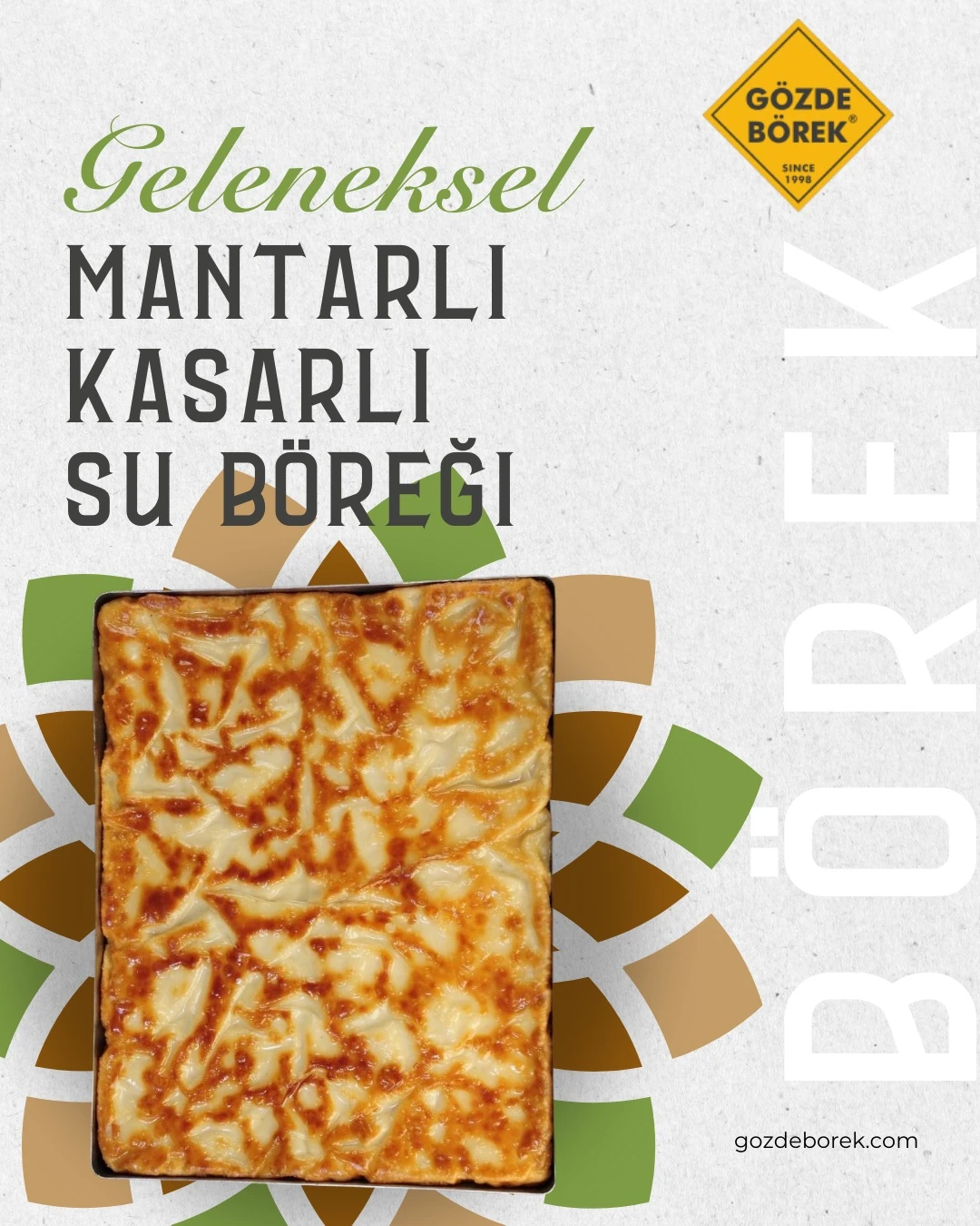 Mantar Kaşarlı Su Böreği (3,5 Kg)