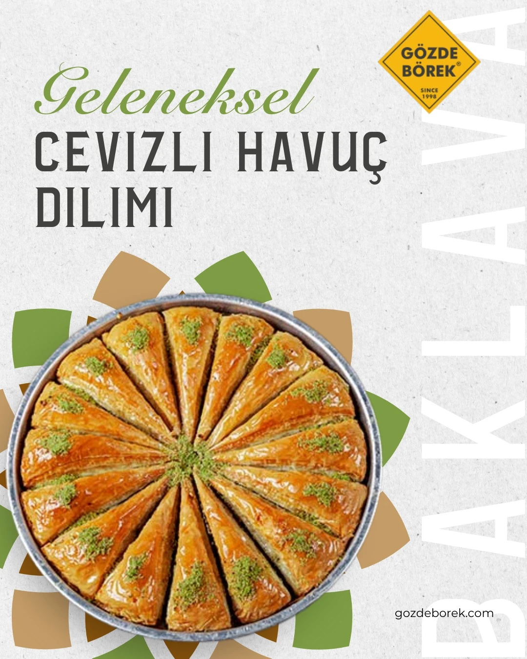 Cevizli Havuç Dilimi (3,80 Kg)