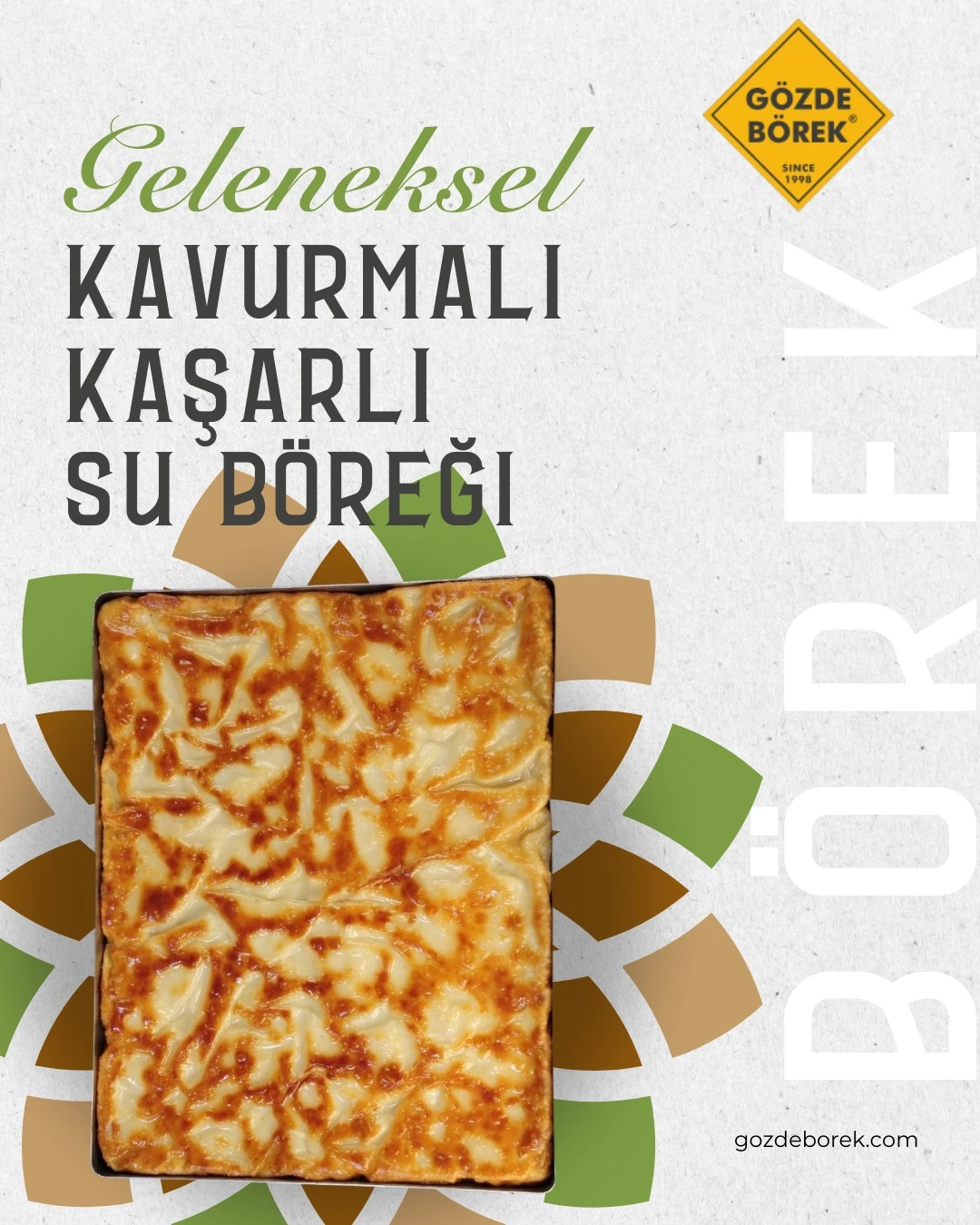 Kavurma Kaşarlı Su Böreği(3,5 Kg)