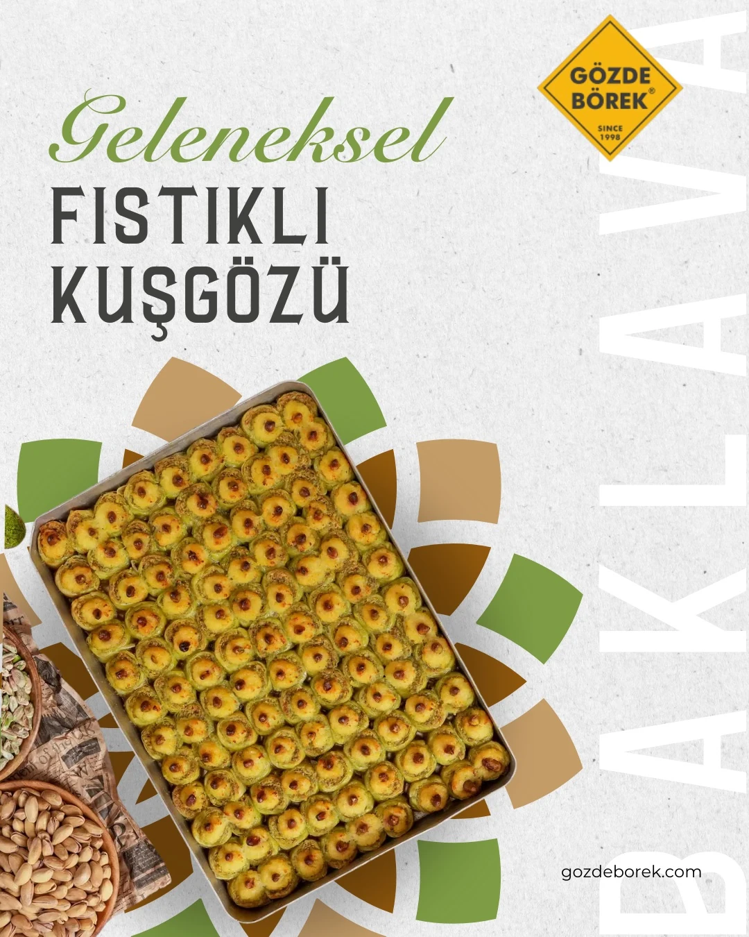 Fıstıklı Kuş Gözü (3,80 Kg)