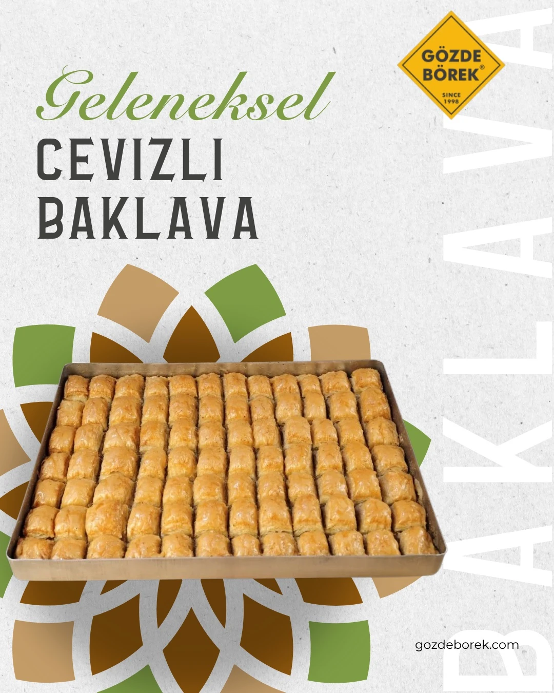 Cevizli Baklava (3,80 Kg)