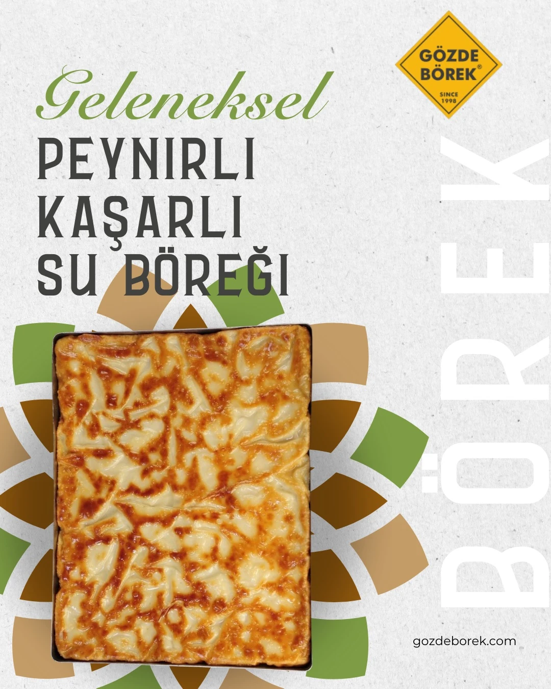 Peynirli Kaşarlı Su Böreği (3,5 Kg)