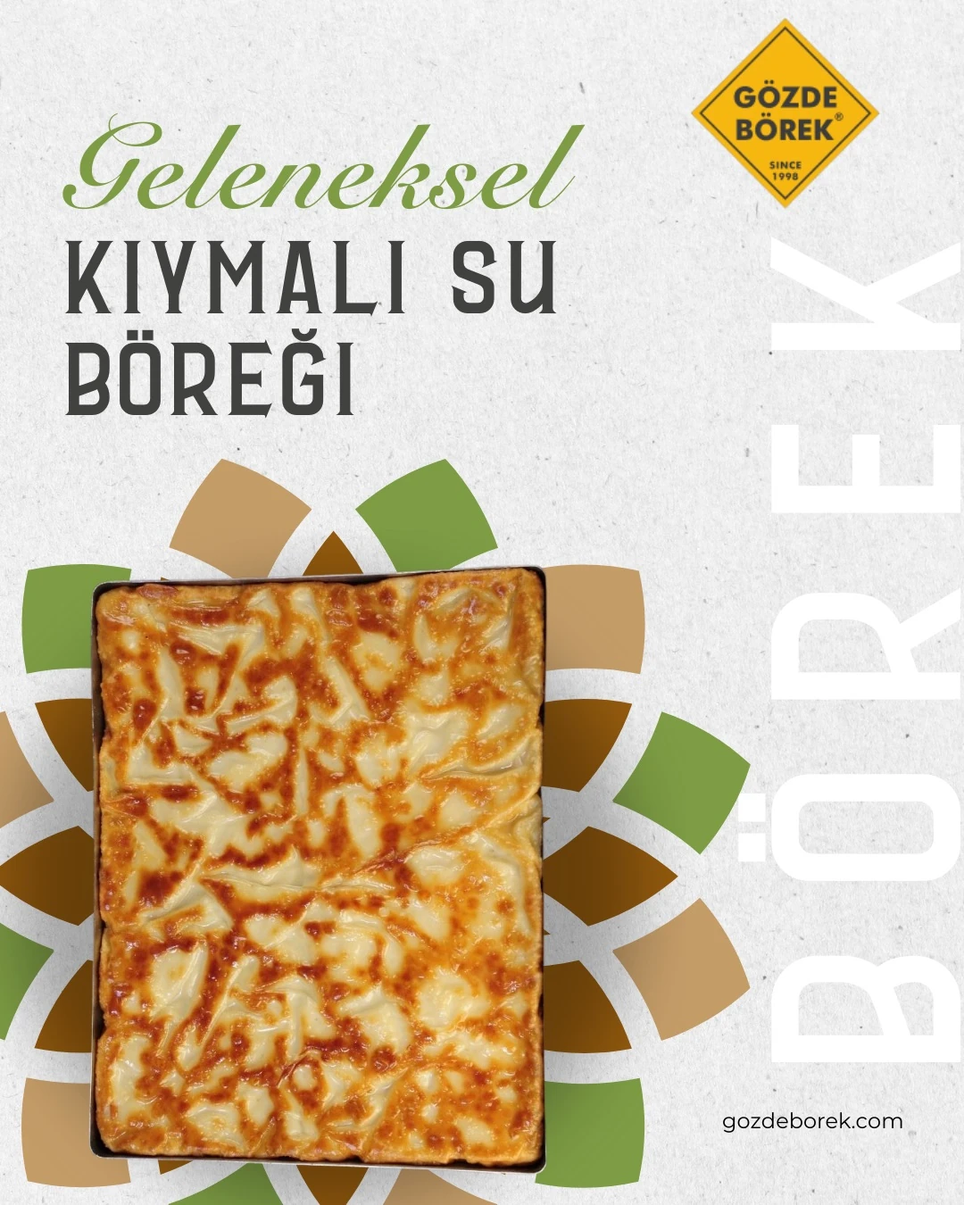 Kıymalı Kaşarlı Su Böreği (3,5 Kg)