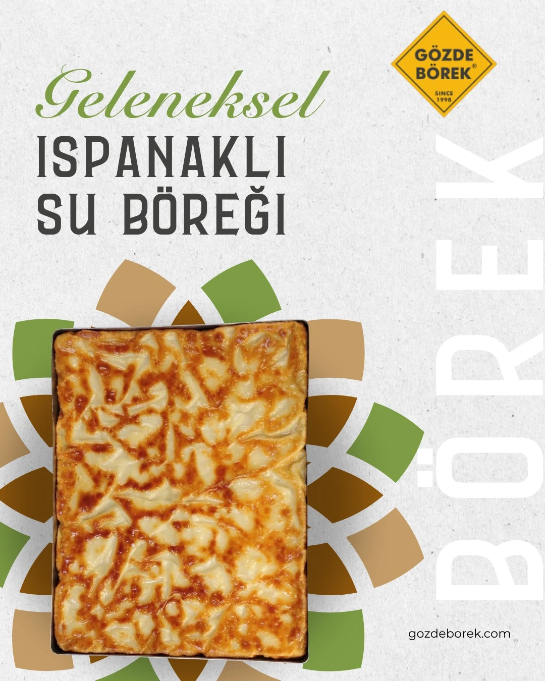 Ispanaklı Su Böreği (3,5 Kg)