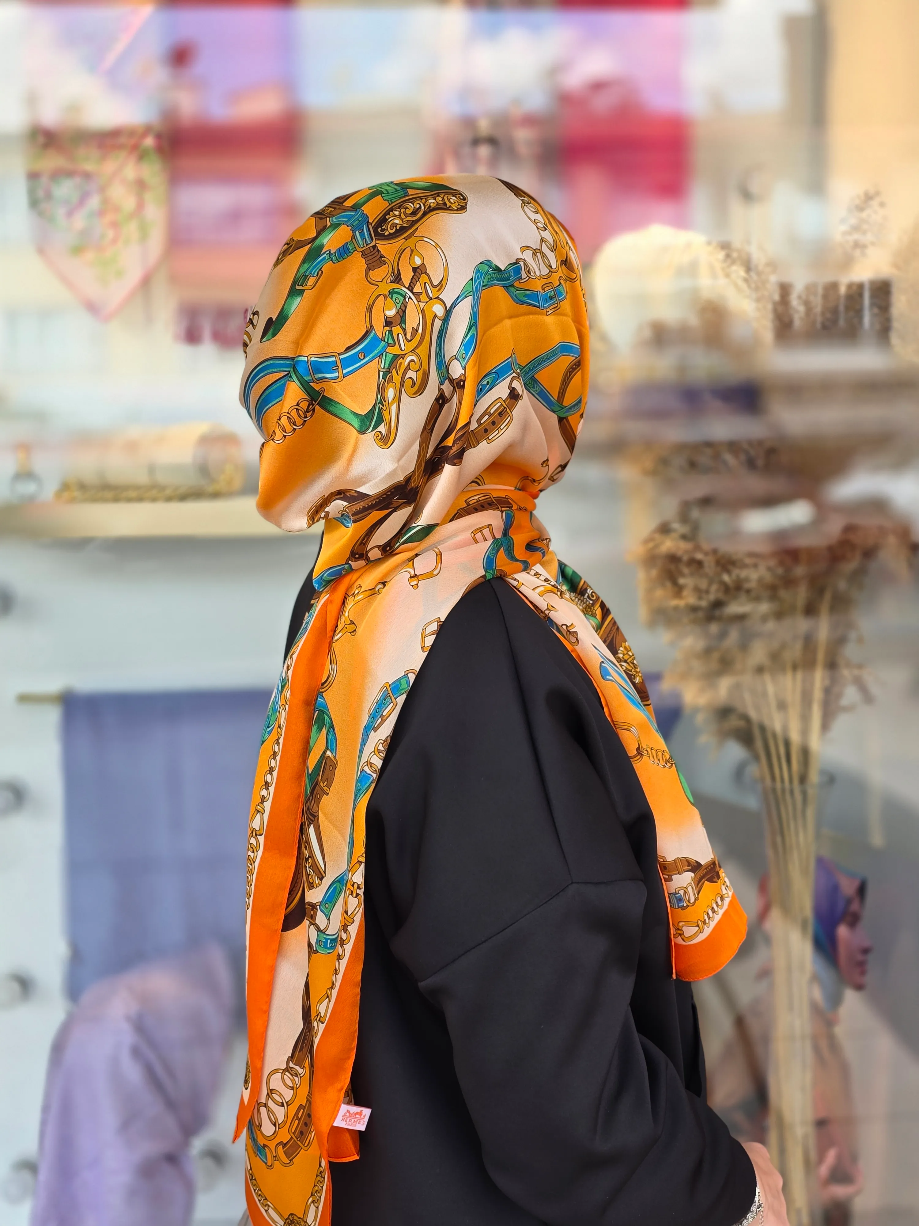 İTHAL MARKA İPEK VUAL ŞAL