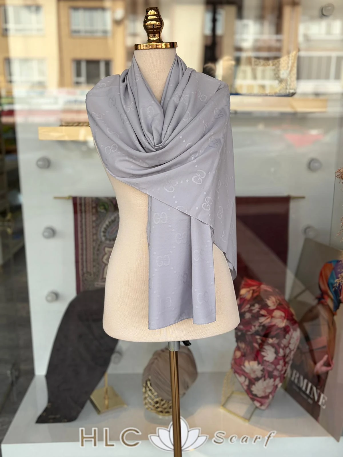 Pamuk Koton Şal - GÜMÜŞ