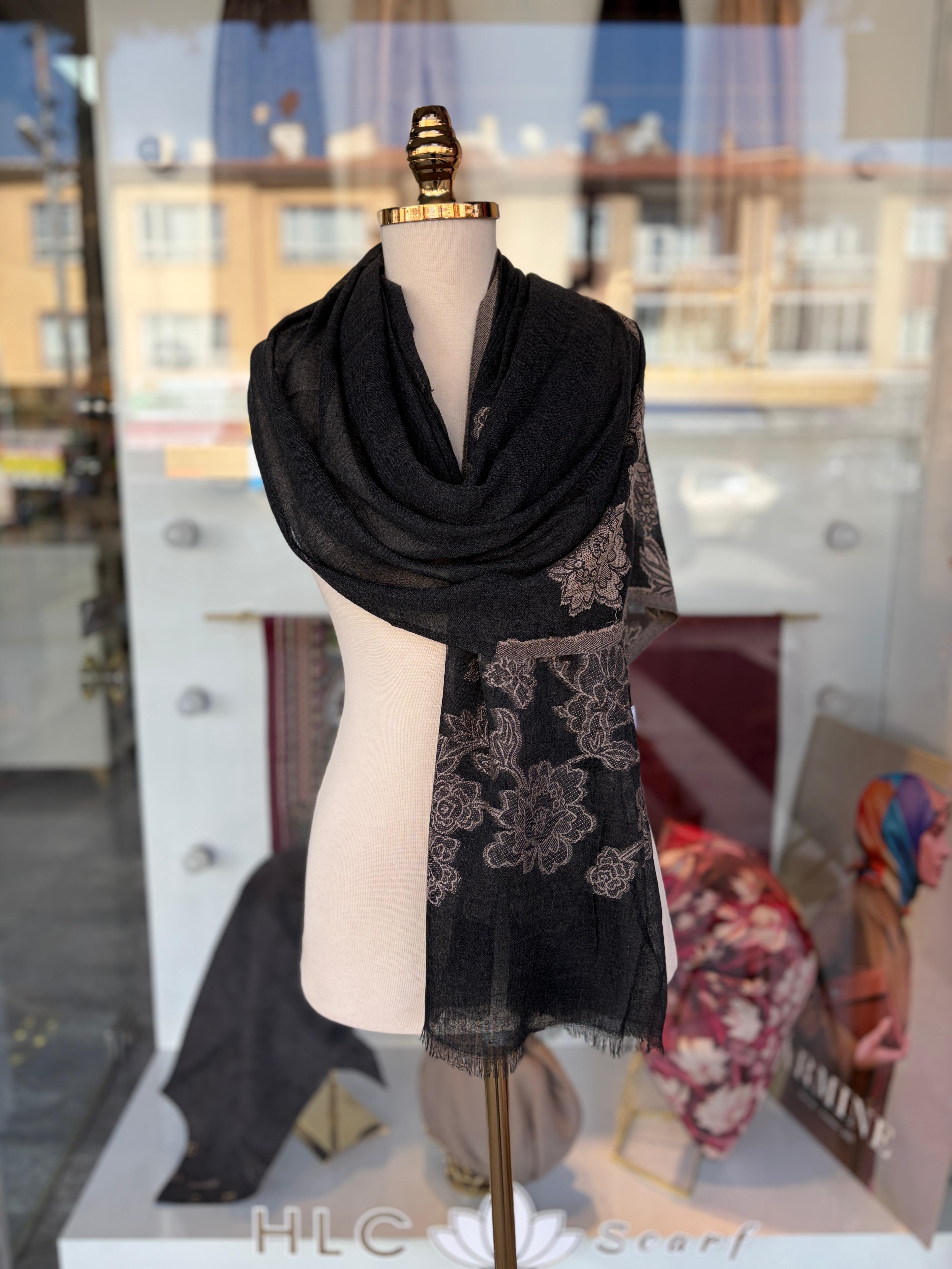 YARGICI YÜN İPEK ŞAL - DESEN 1