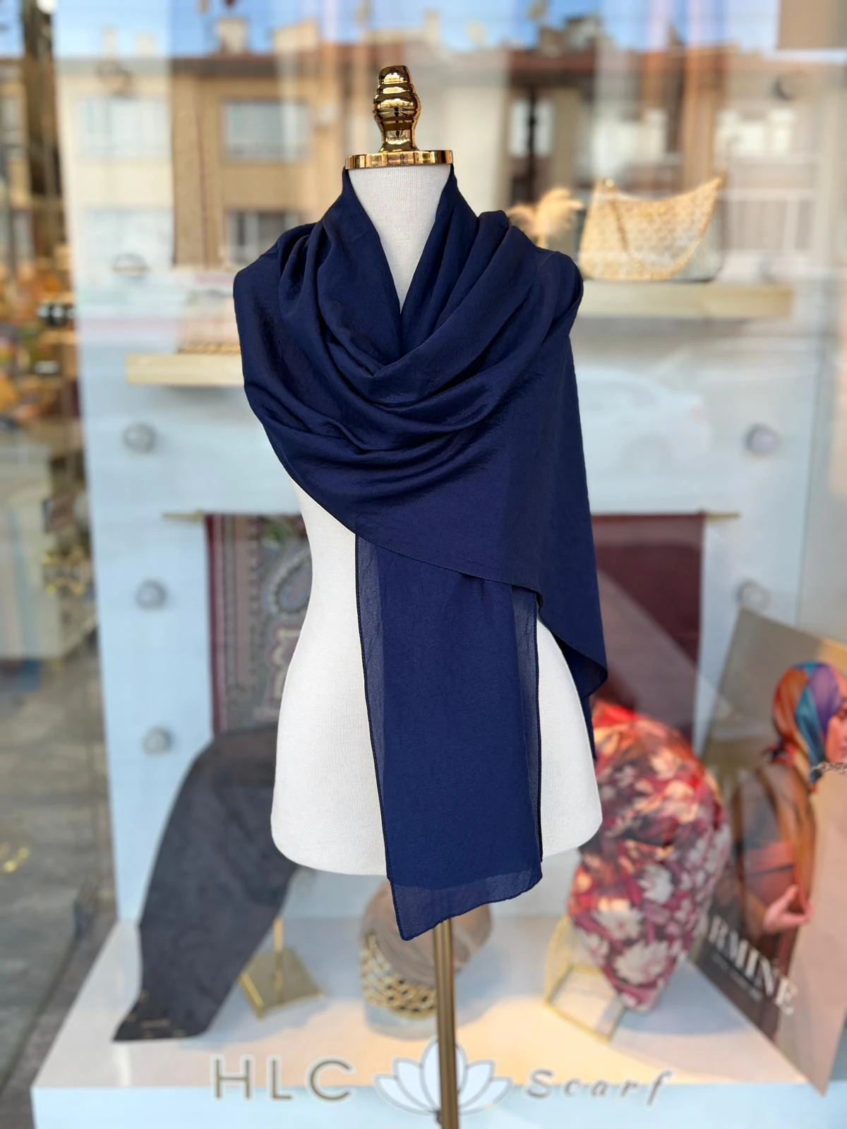 Brisa Vual Yok Şal - LACİVERT