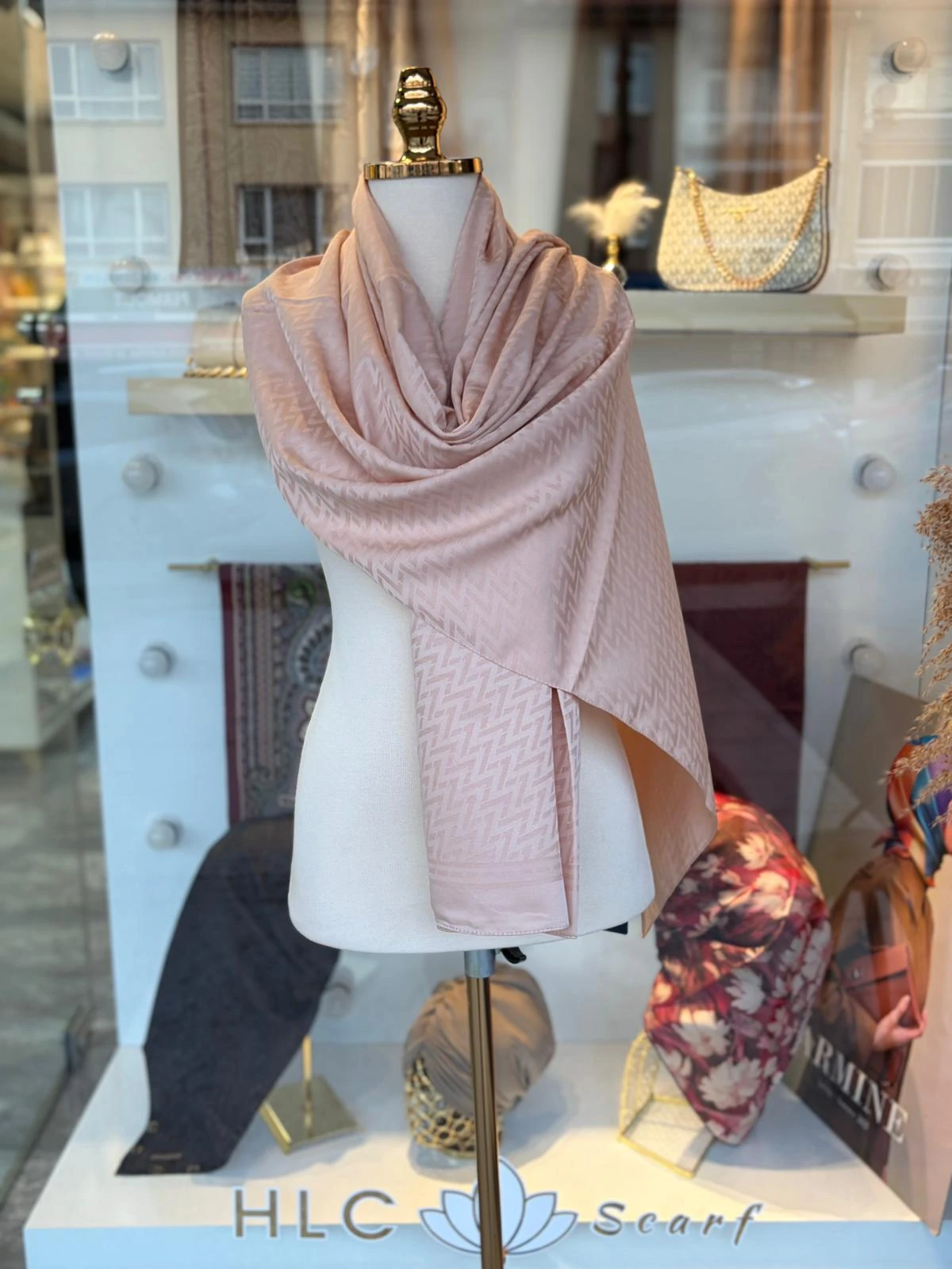 Desenli Pamuk Jakar Şal - SOMON