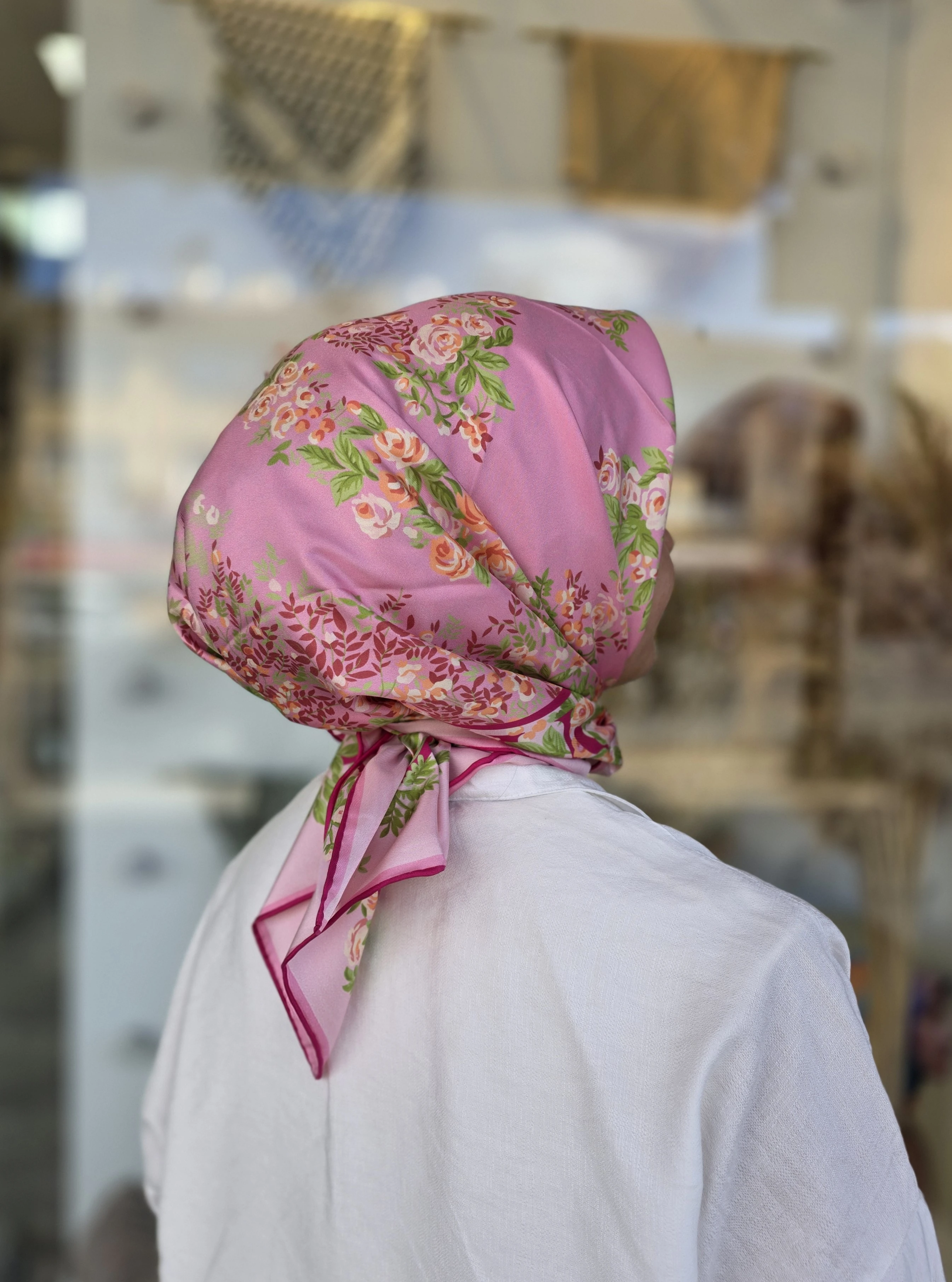 İTHAL %100 TWİLL İPEK 18 MOMME EŞARP