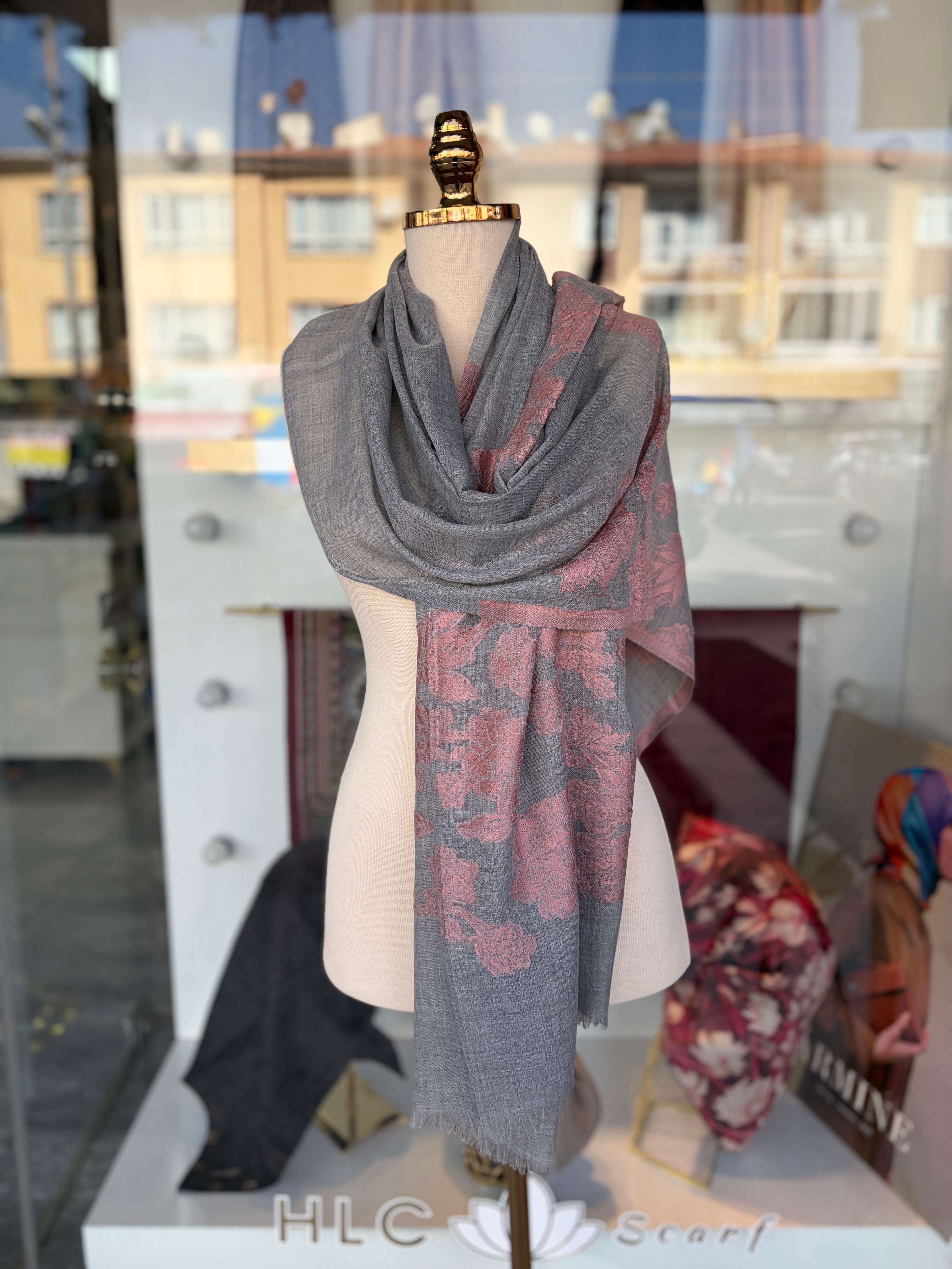 YARGICI YÜN İPEK ŞAL - DESEN 6