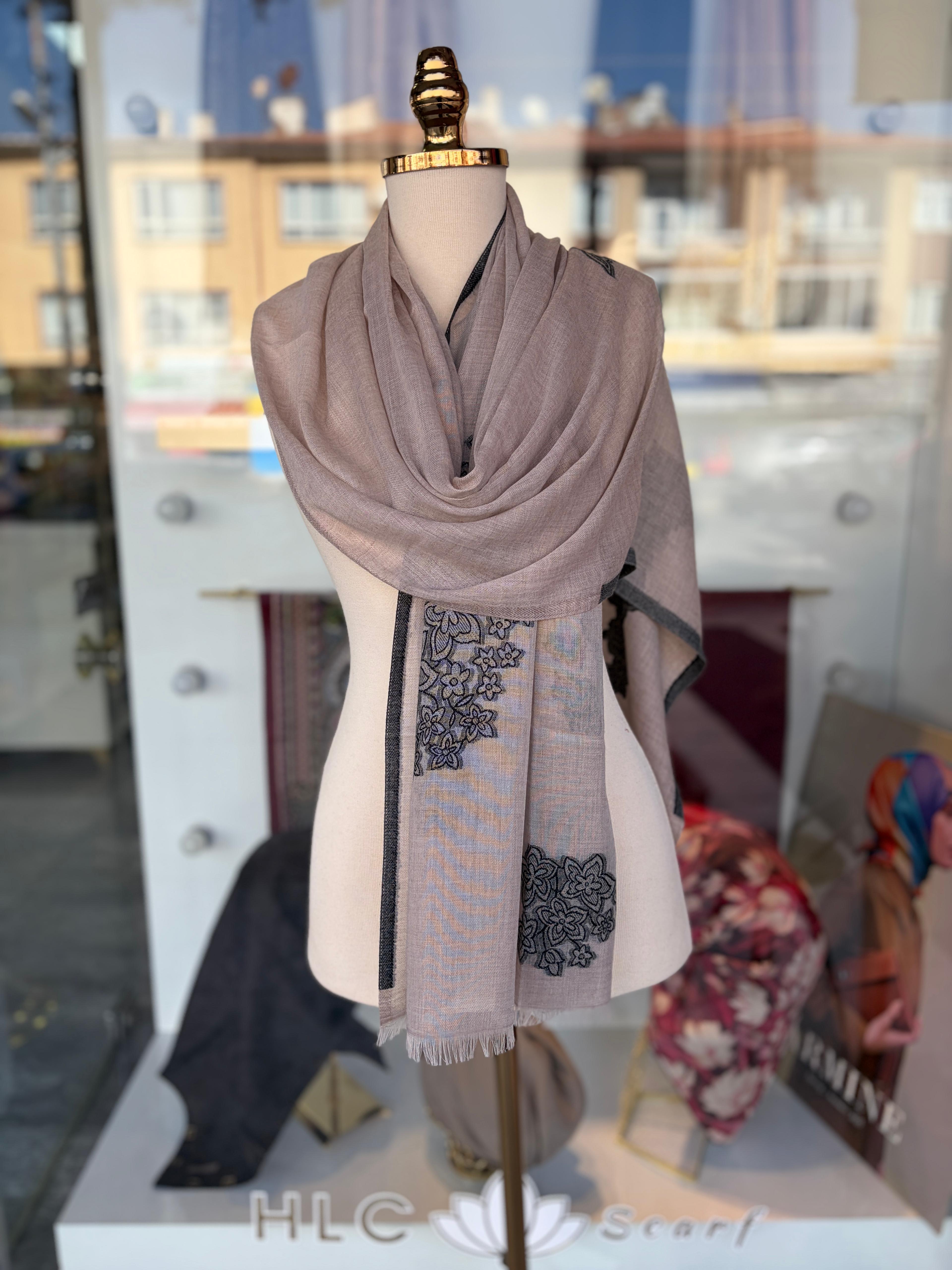 YARGICI YÜN İPEK ŞAL - DESEN 4