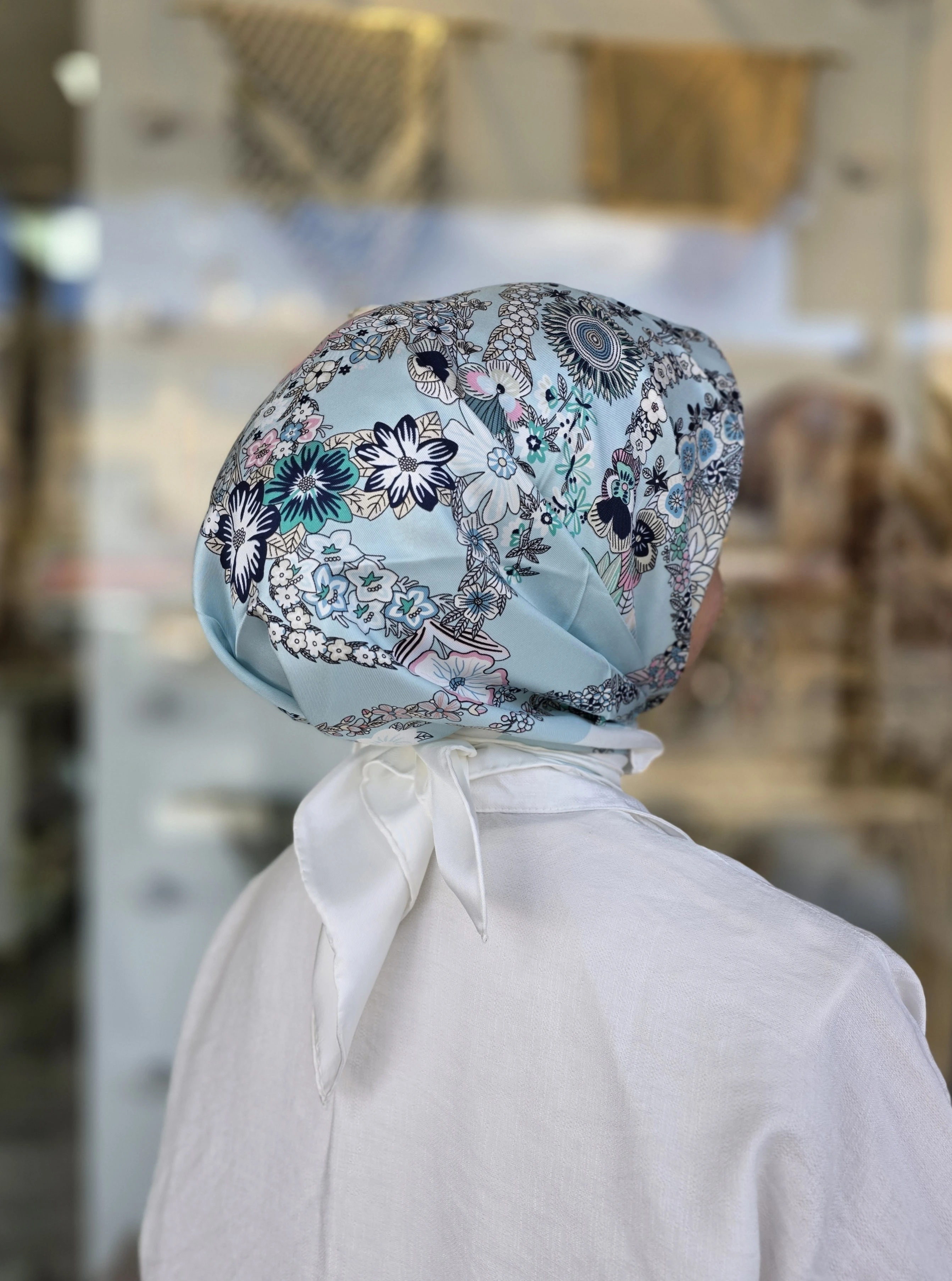 İTHAL %100 TWİLL İPEK 18 MOMME EŞARP