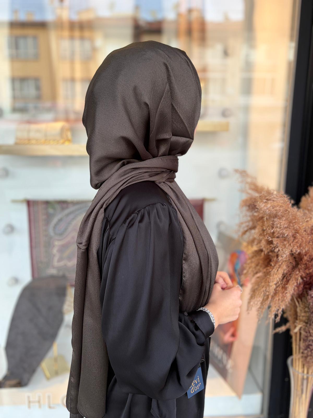 Düz Premium Abiye Şal 