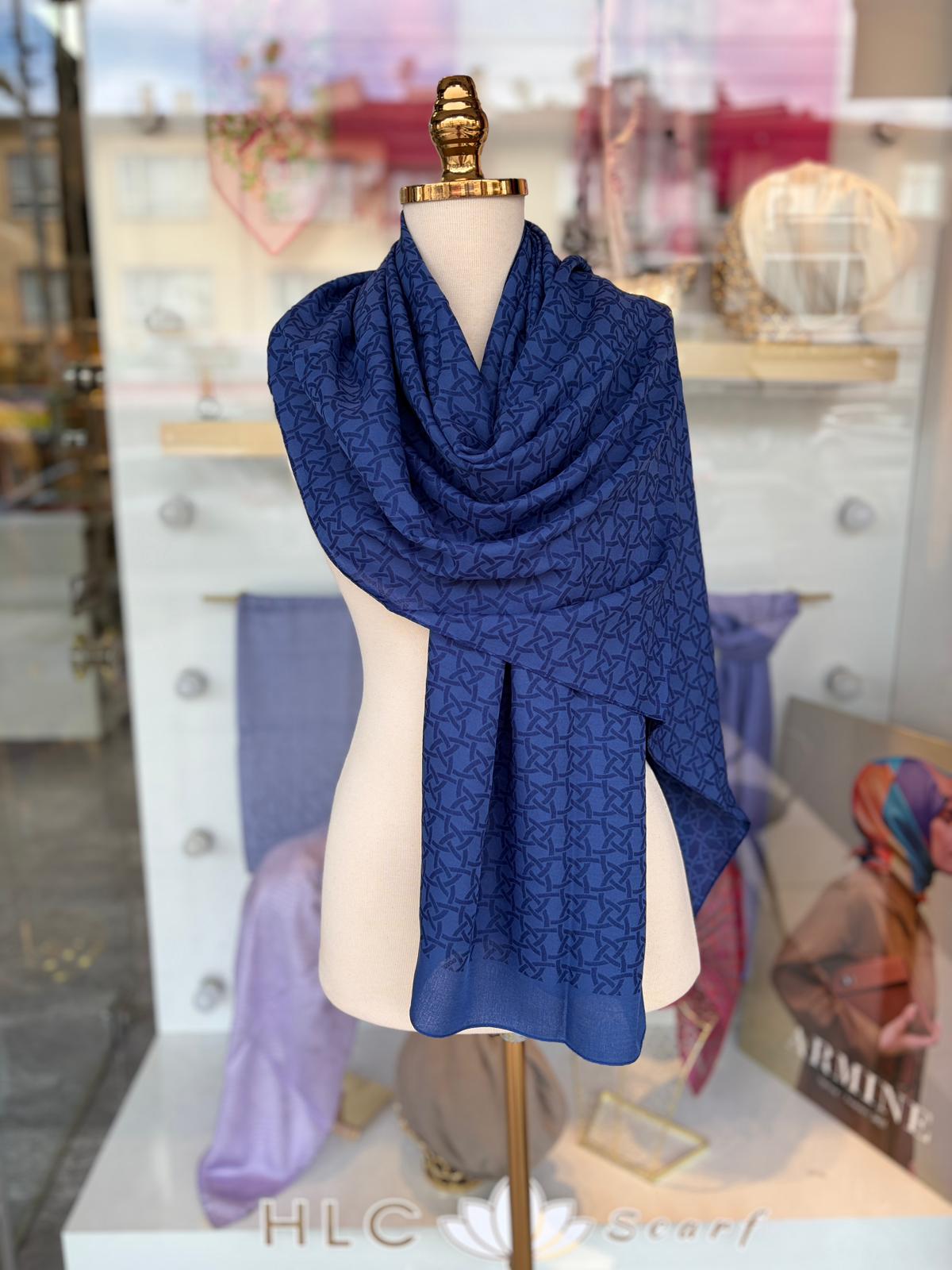 Valery Pamuk Polyester Şal - SAKS