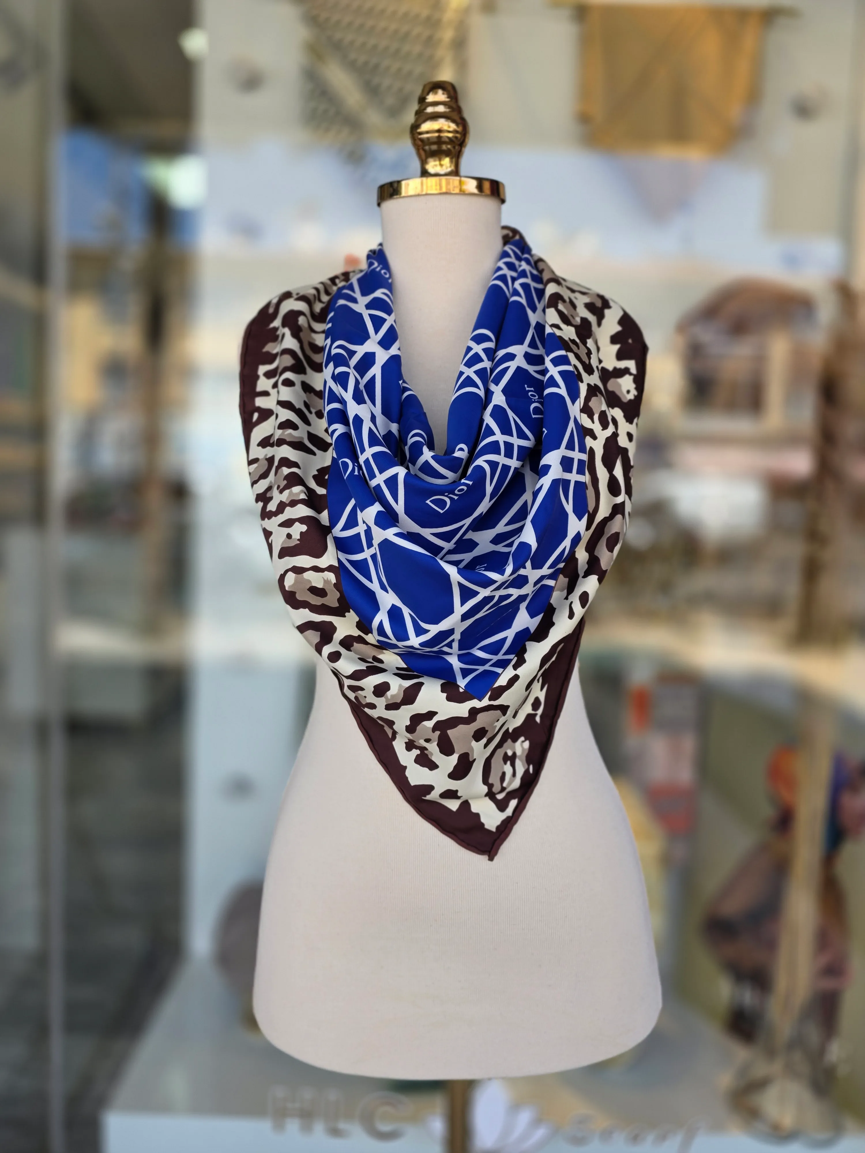 İTHAL LEOPAR DESEN TWİLL EŞARP